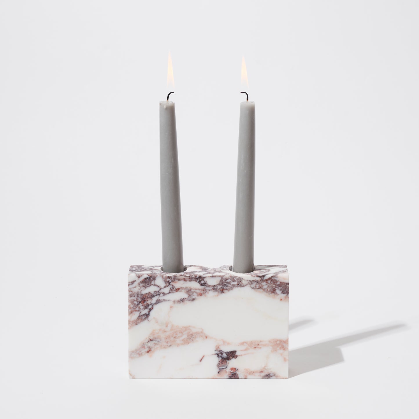 Twin Viola Candleholder