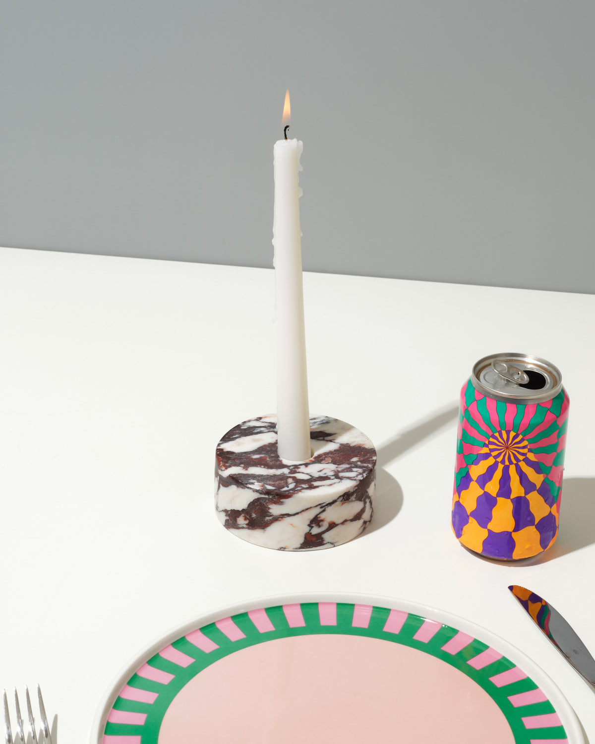 Round Viola Candleholder
